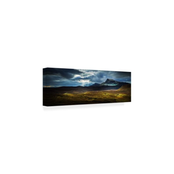 Lynne Douglas 'Quiraing Lightpools' Canvas Art,16x47